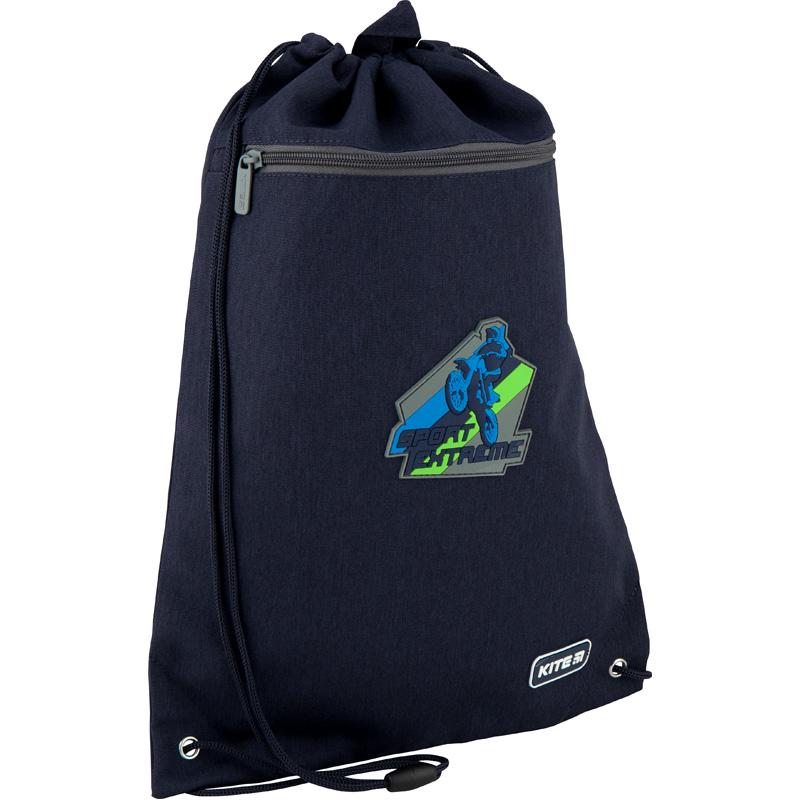 Сумка для обуви KITE Extreme с карманом 46x33 см Темно-синий (K20-601M-8)