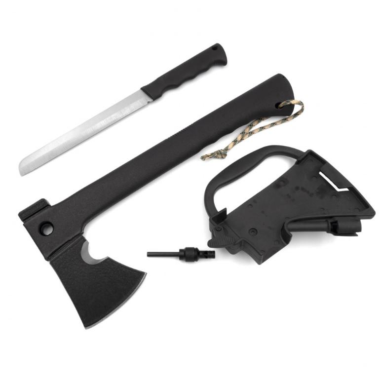 Туристический набор Traveler Axe 5в1 топор/мачете/кресал/свисток/стропорез (25639656) - фото 4 Туристический набор Traveler Axe 5в1 топор/мачете/кресал/свисток/стропорез (25639656) - фото 4