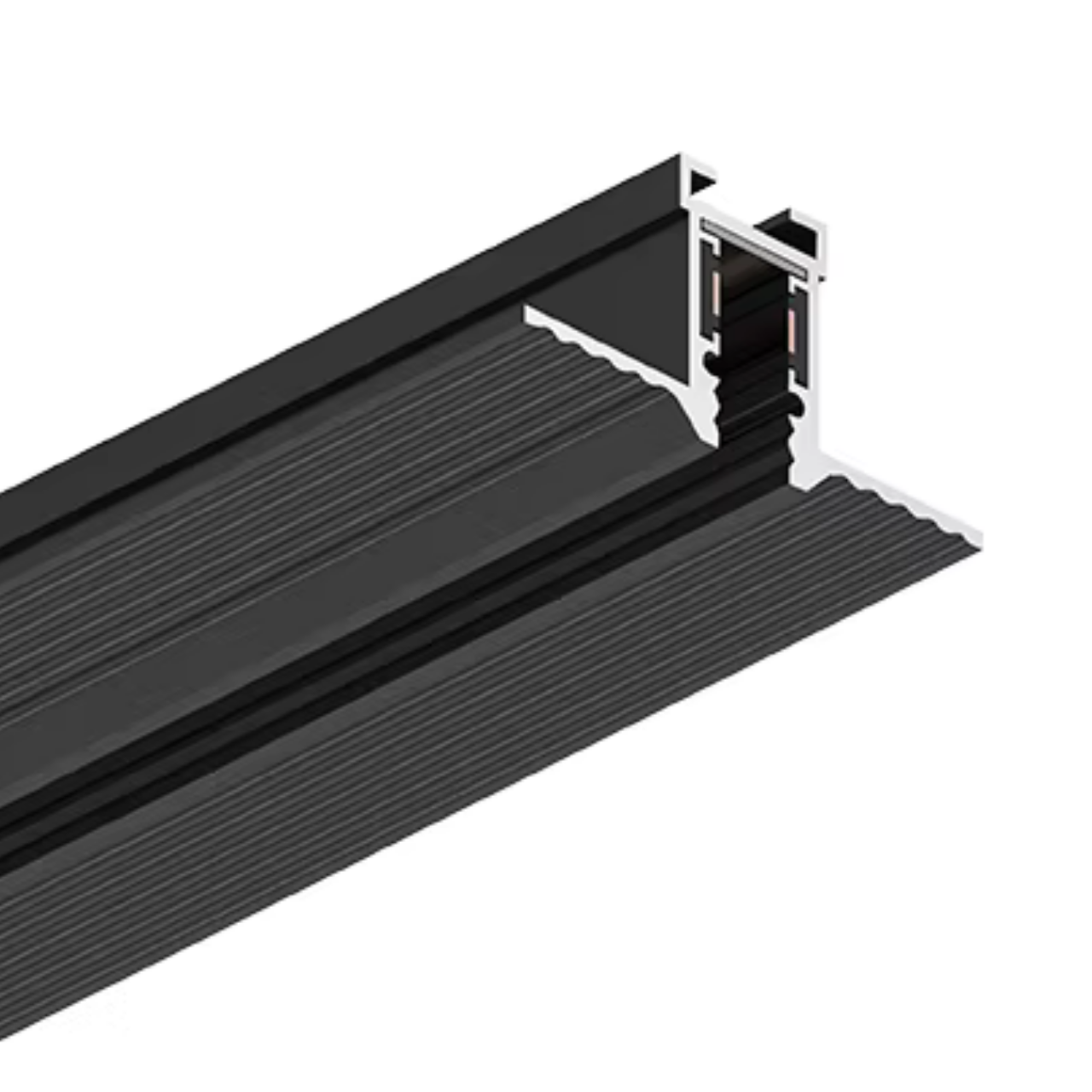 Шинопровод магнитный трековый MERALLI 24V встроенный 1 м Черный (TRSHVB100) Шинопровод магнитный трековый MERALLI 24V встроенный 1 м Черный (TRSHVB100)