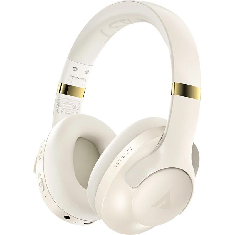 Гарнитура беспроводная Acefast H4 ANC Bluetooth 5.3 с микрофоном AUX 3,5 мм 10 м 500 мАч Beige (6974316283522)