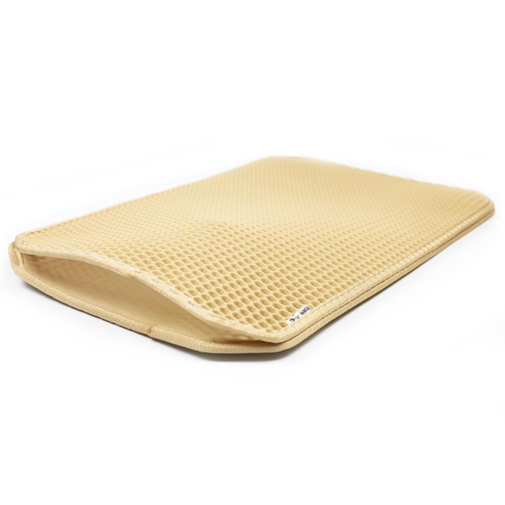 Коврик двухслойный Cat in Box для кошачьего лотка EVA на липучках 60x40 см Бежевый Коврик двухслойный Cat in Box для кошачьего лотка EVA на липучках 60x40 см Бежевый