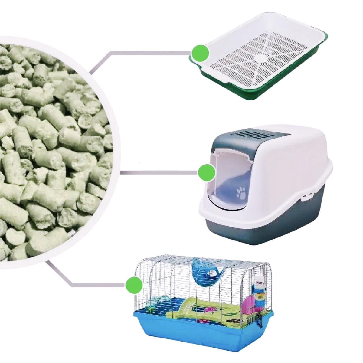 Наповнювач соєвий для котячого туалету Ultrakat Tofu з ароматом винограду 3 мм 6 л 2,5 кг - фото 8 Наповнювач соєвий для котячого туалету Ultrakat Tofu з ароматом винограду 3 мм 6 л 2,5 кг - фото 8