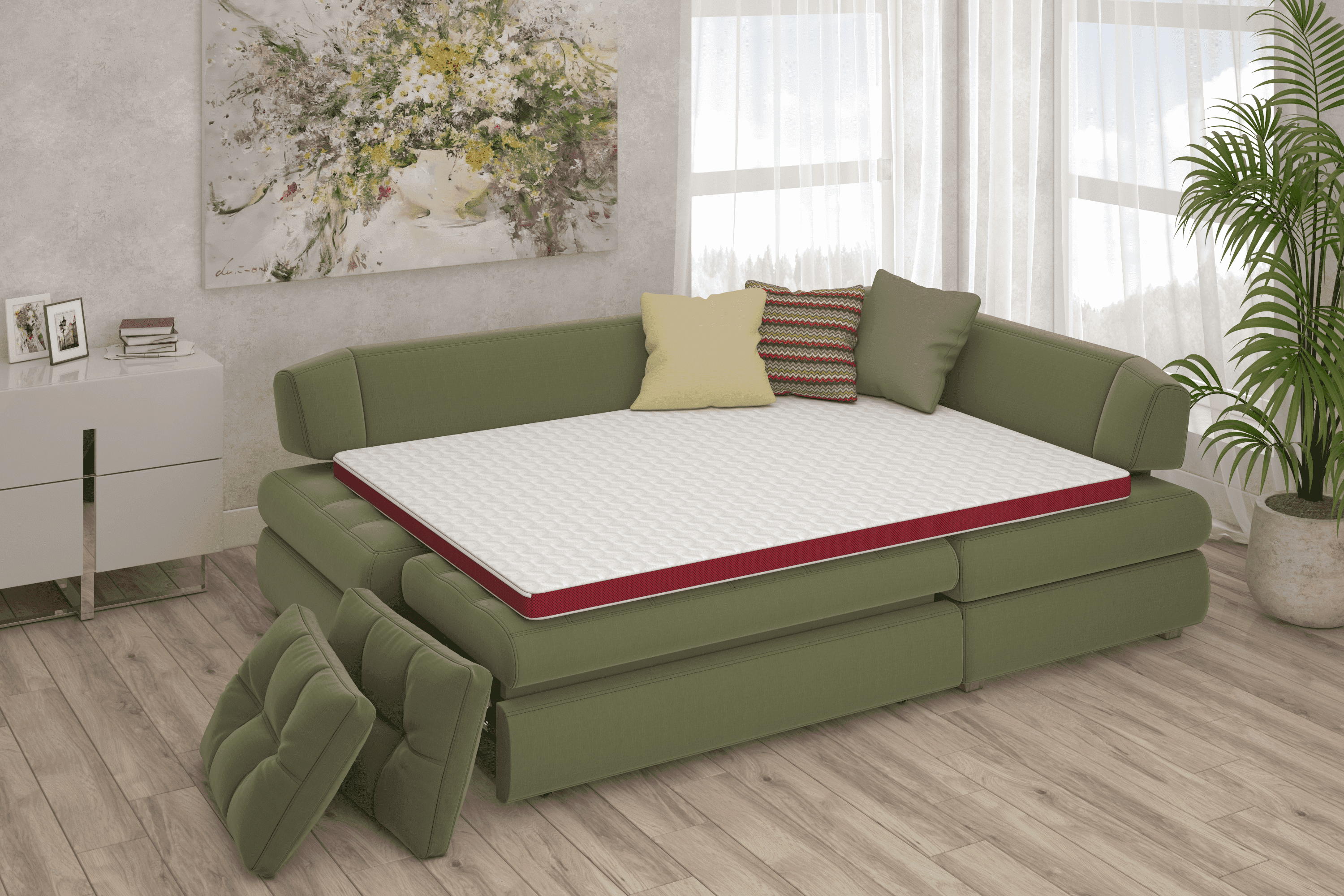 Топпер Flip Granat cocos 180x200 см (MFGC-016) - фото 2 Топпер Flip Granat cocos 180x200 см (MFGC-016) - фото 2