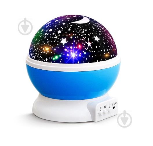 Ночник-проектор Magic Star Master, що обертається, Блакитний - фото 3