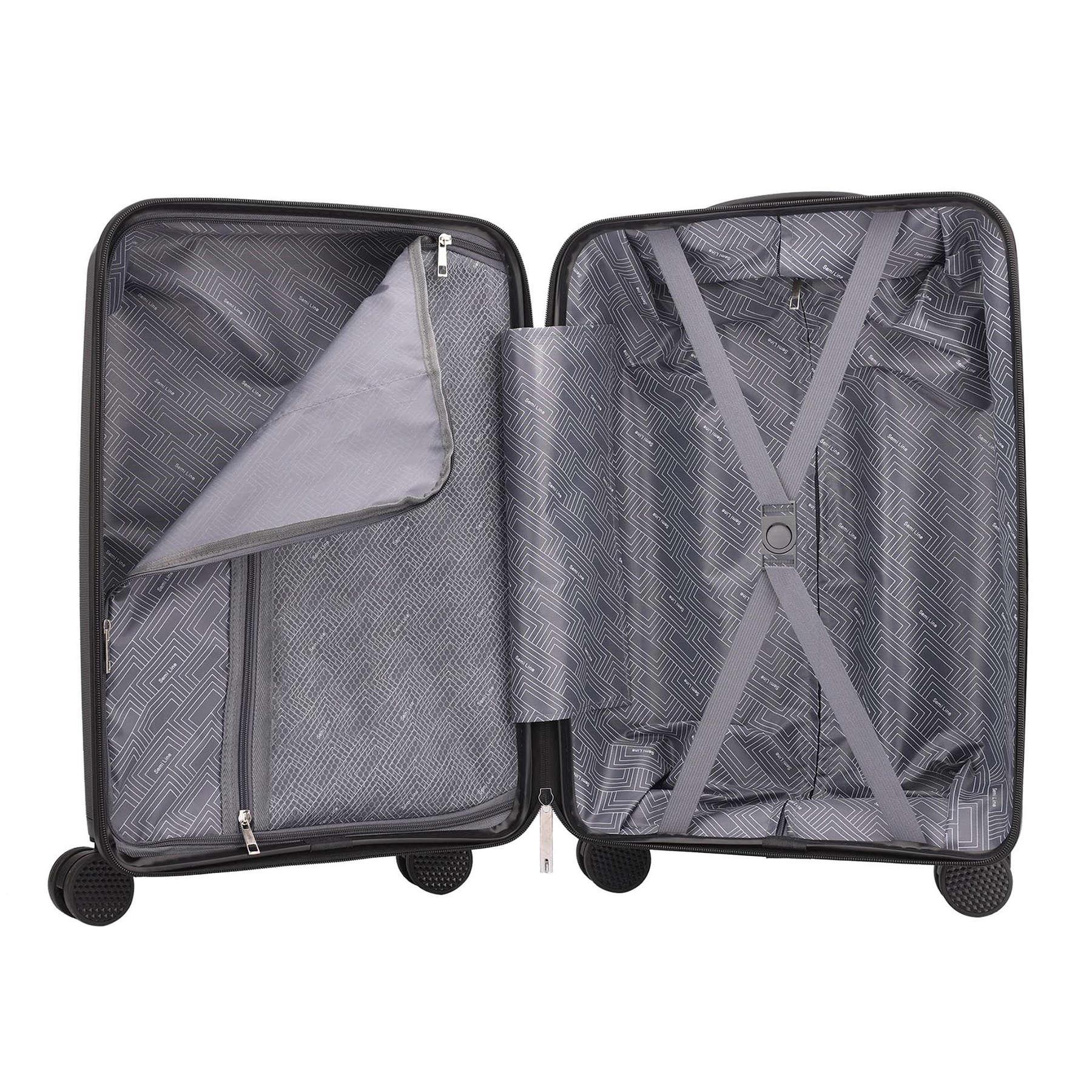 Чемодан SEMI LINE 20" Black (T5826-1) - фото 6 Чемодан SEMI LINE 20" Black (T5826-1) - фото 6