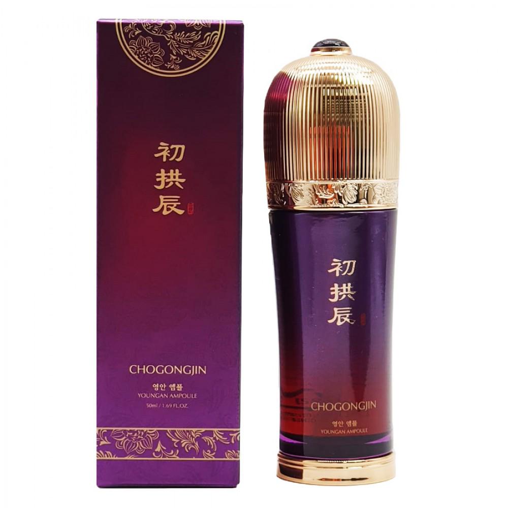 Антивозрастная сыворотка для лица Misa Cho Gong Jin Youngan Ampoule Missha с экстрактом белого лотоса ниацинамидом женьшенем 50 мл (8809643527002)