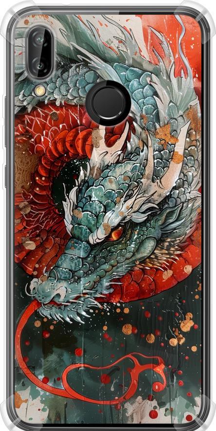 Чехол на Huawei P20 Lite Стихия огня (6101sp-1410-42517)