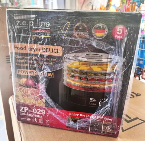 Сушарка для овочів та фруктів Zepline ZP-029 800 Вт Чорний - фото 3