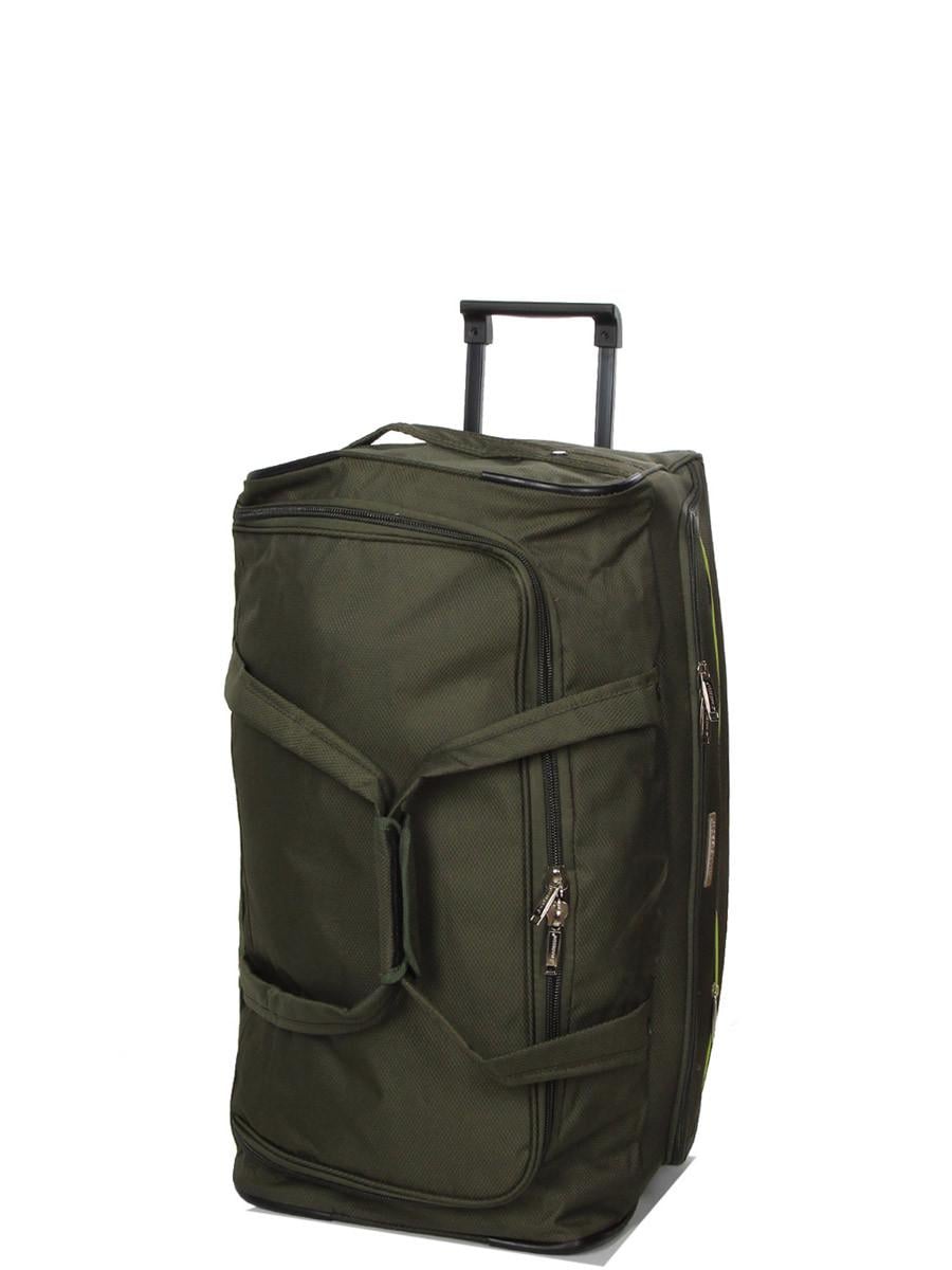 Дорожня сумка на колесах середня Madisson M 65х30х32 см 59 л 2,5 кг Хакі (214-62)