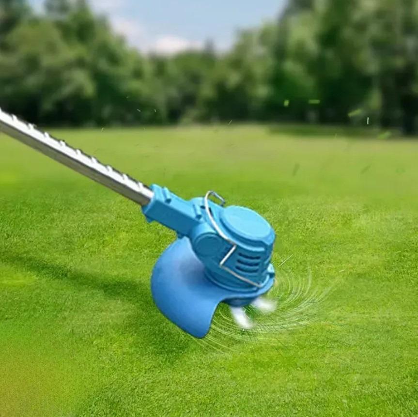 Газонокосилка аккумуляторная 2 аккумулятора 750 Вт 2000 мАч Синий (2104618657) - фото 14