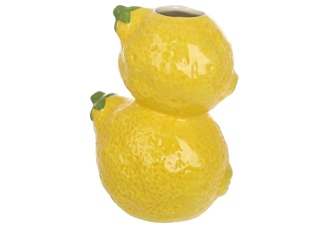 Ваза фарфорова BonaDi Lemon 10x8,5x14 см (457-348)
