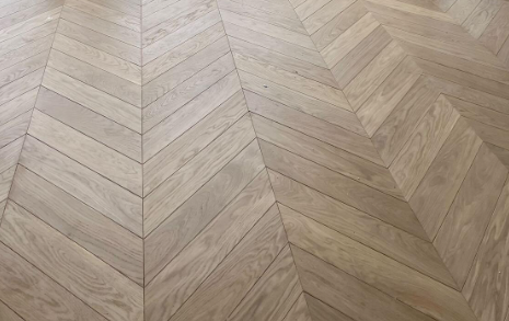 Паркетна дошка Perfect Parquet Французька ялинка 600х120х14 мм Дуб вибілений (14520841)