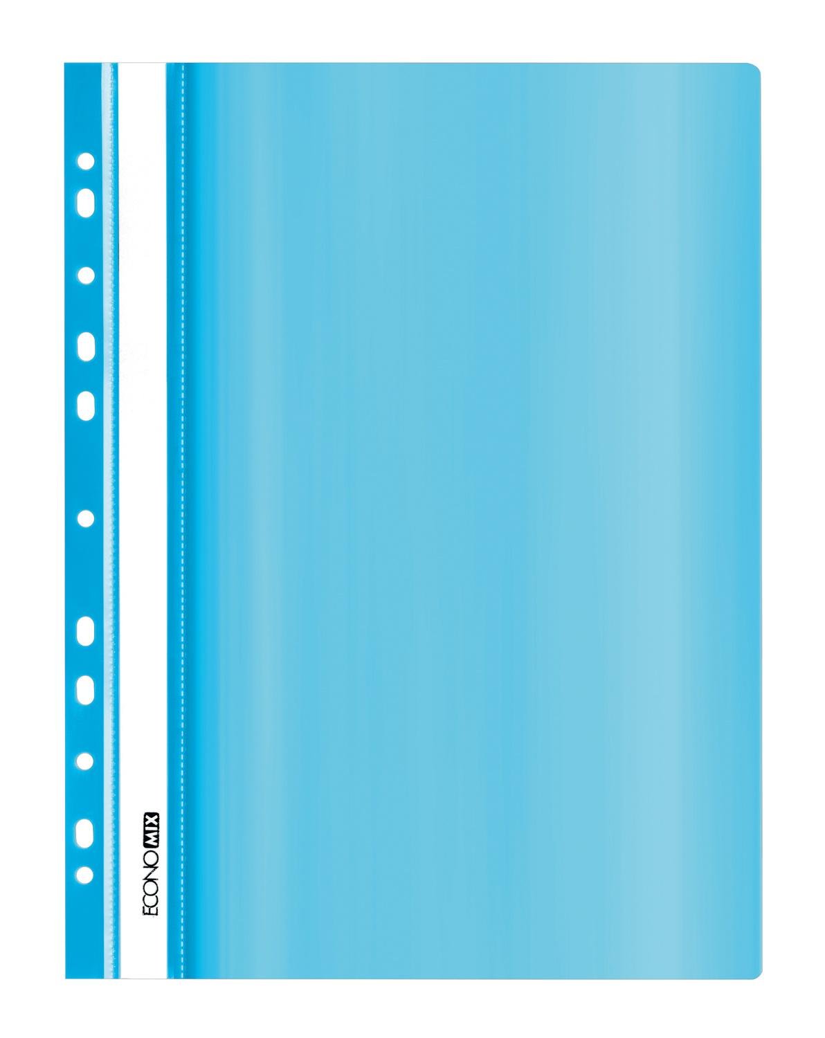 Папка-скоросшиватель Economix А4 полипропилен Голубой (E31510-82)