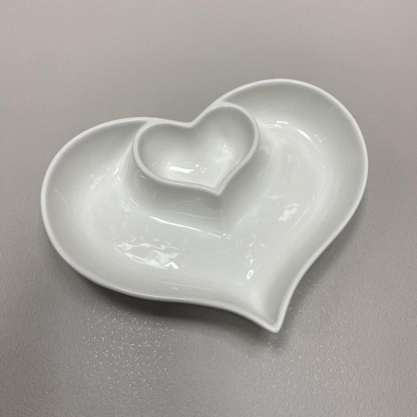 Менажниця порцелянова S&T 505457 Серце 28х22х5 см (2095076533) - фото 3 Менажниця порцелянова S&T 505457 Серце 28х22х5 см (2095076533) - фото 3