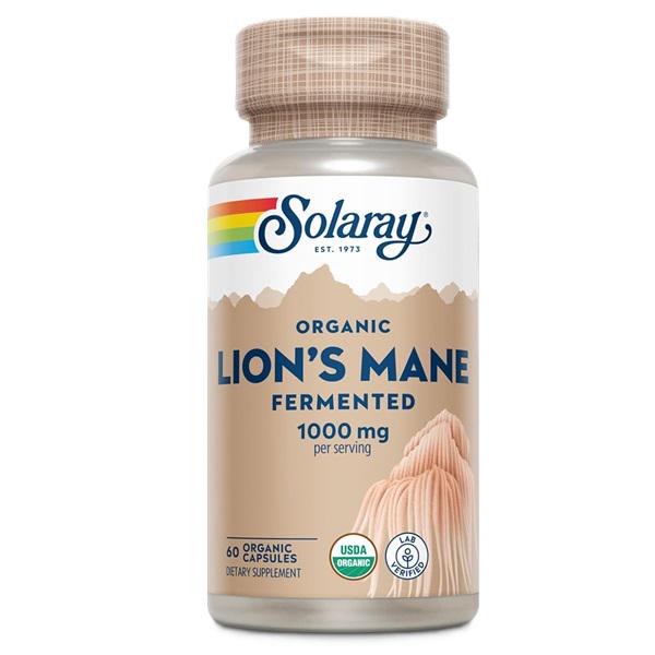 Грибной комплекс Solaray Organically Grown Fermented Lion's Mane Mushroom 500 мг 60 Veg Caps (SOR-71983) Грибной комплекс Solaray Organically Grown Fermented Lion's Mane Mushroom 500 мг 60 Veg Caps (SOR-71983)