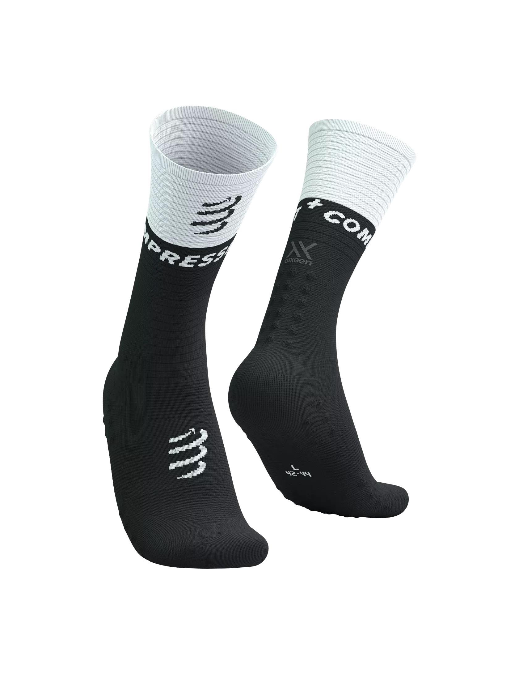 Шкарпетки Compressport Mid Compression Socks V2.0 T4 Black/White (a41f9afa)