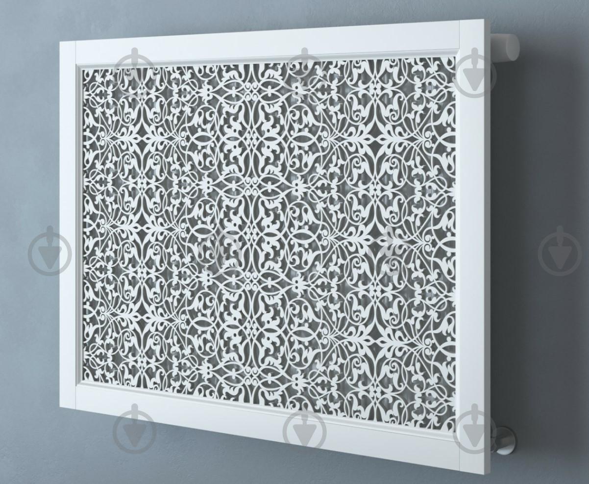 Экран-решетка декоративная на батарею отопления R26-F60 Белый (25281463)