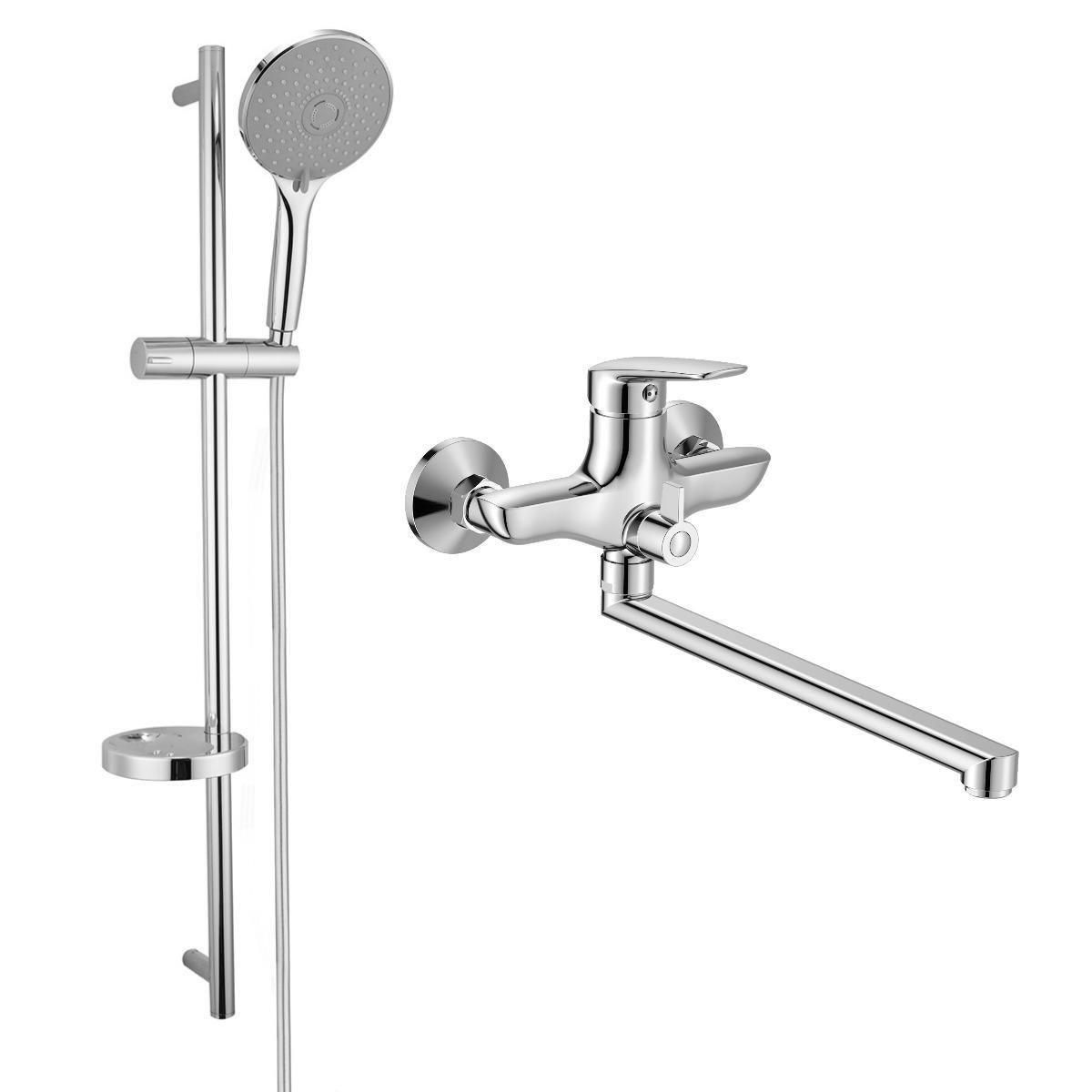 Душевой комплект Imprese смеситель для ванны PRAHA NETKA 35030 9014003 Хром (87609) Душевой комплект Imprese смеситель для ванны PRAHA NETKA 35030 9014003 Хром (87609)