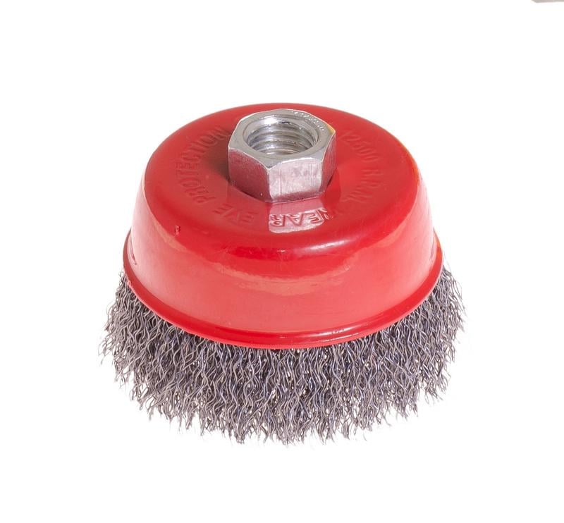 Щітка торцева Mastertool з рифленого дроту 75 м (19-7207)