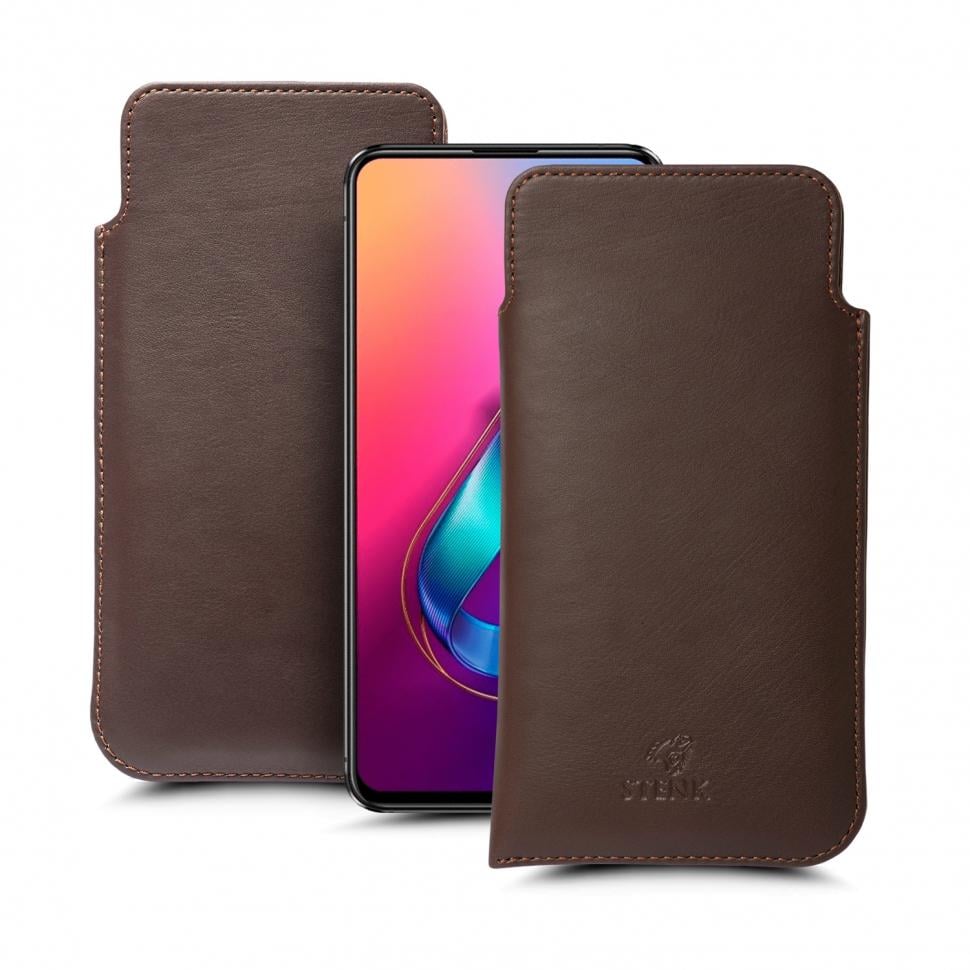 Футляр Stenk Elegance для ASUS ZenFone 6 (ZS630KL) Коричневый (66078)
