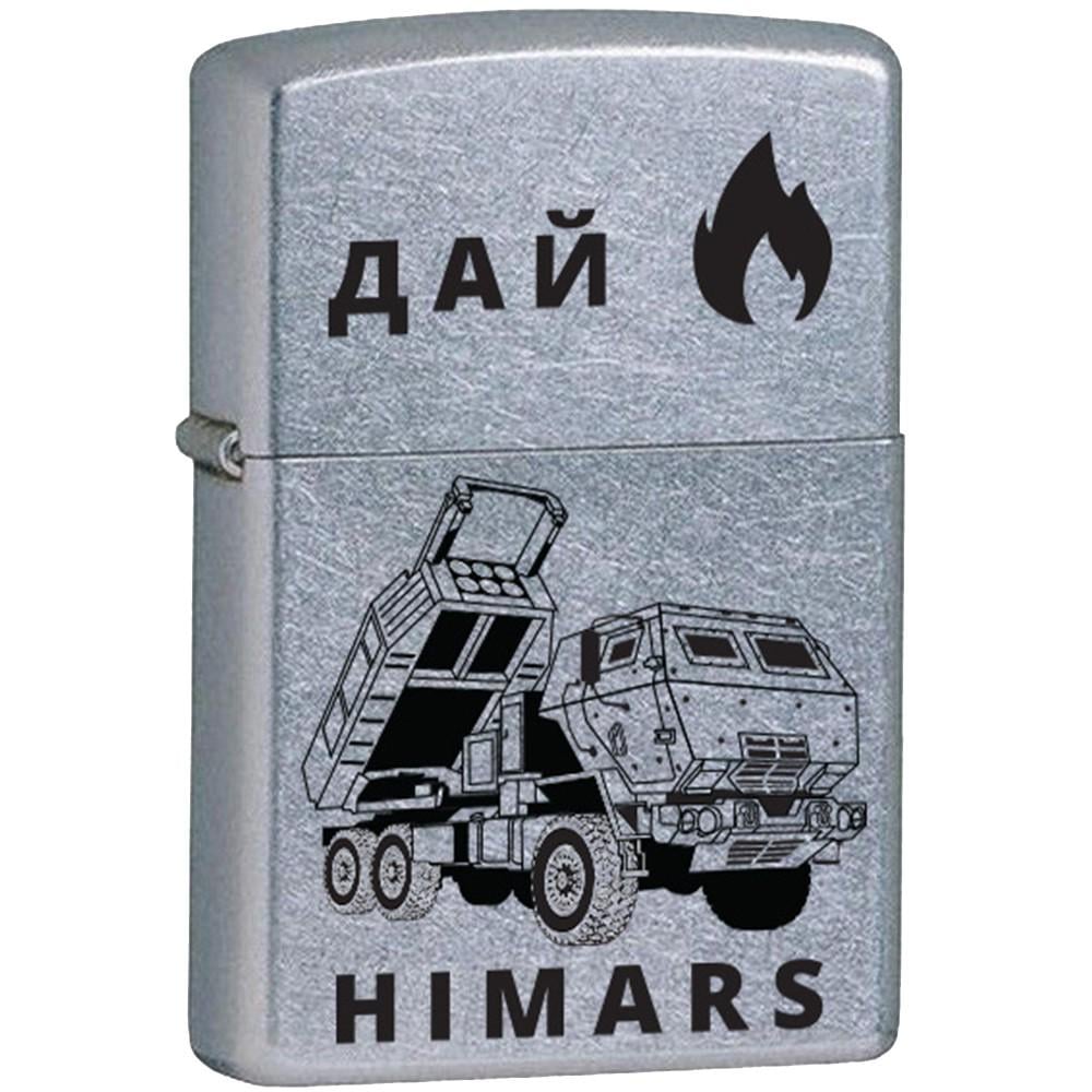 Комплект ZIPPO зажигалка 207 207-HIM бензин/кремни Classic street Chrome