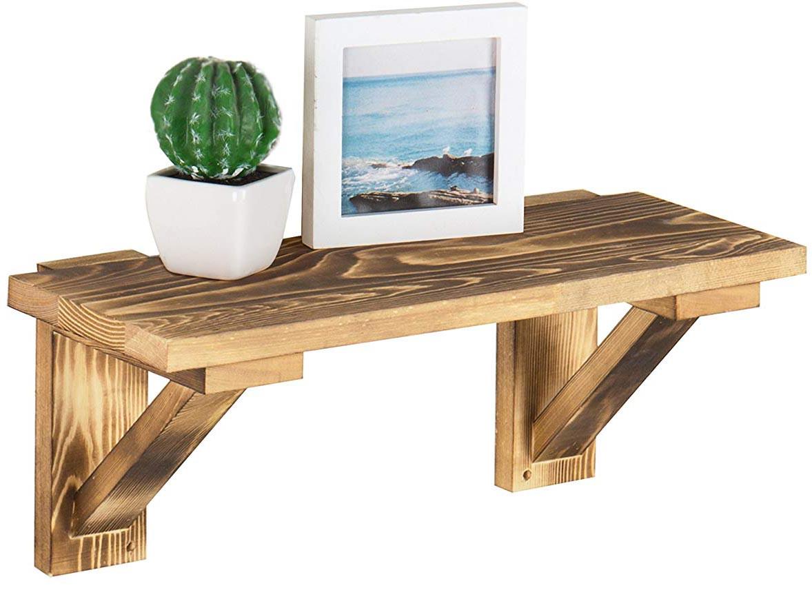 Полка настенная из дерева Пентоминиум Бенгала (НСП-006327)