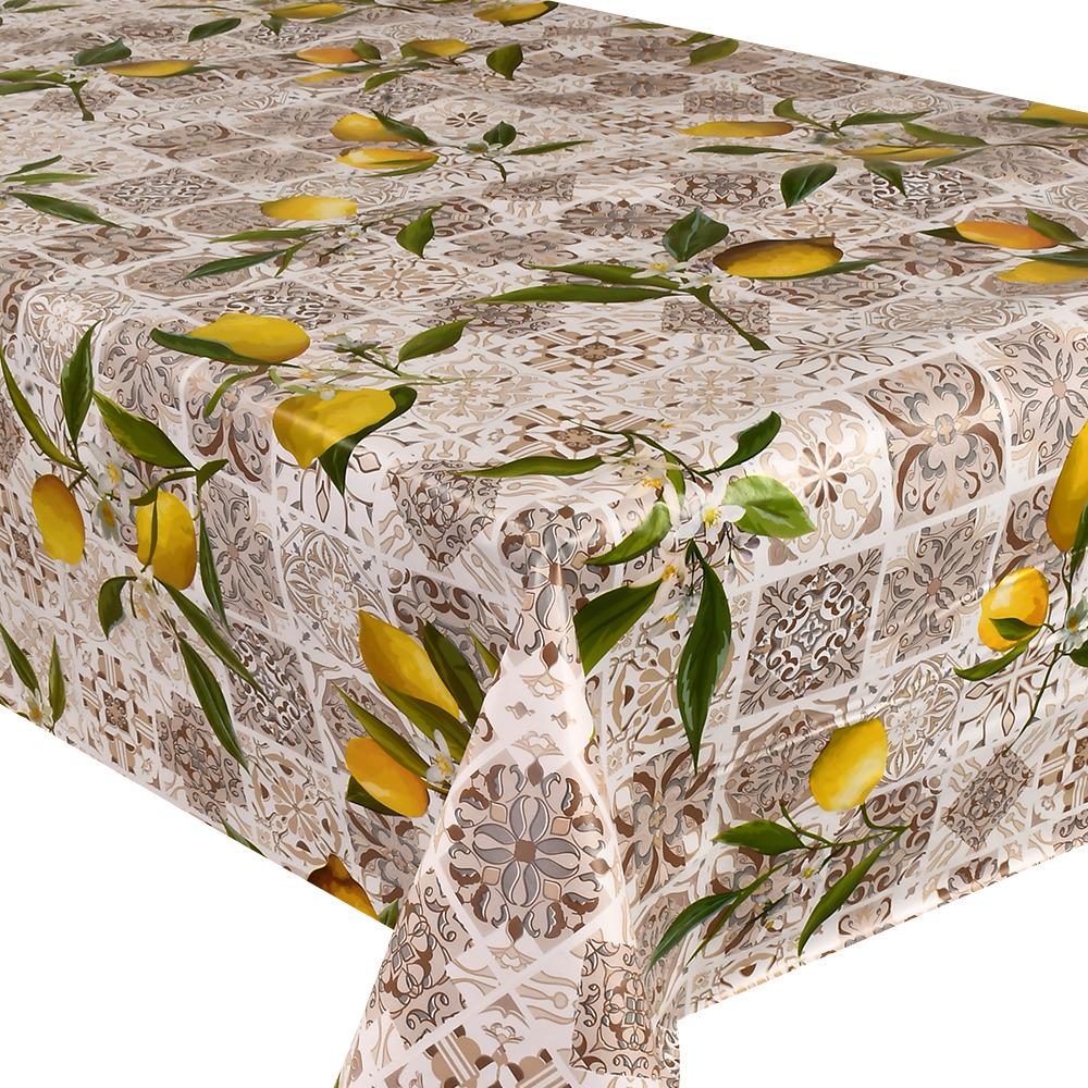 Клеенка ПВХ на нетканной основе уплотнена 1,37х25 м (MA-4614)