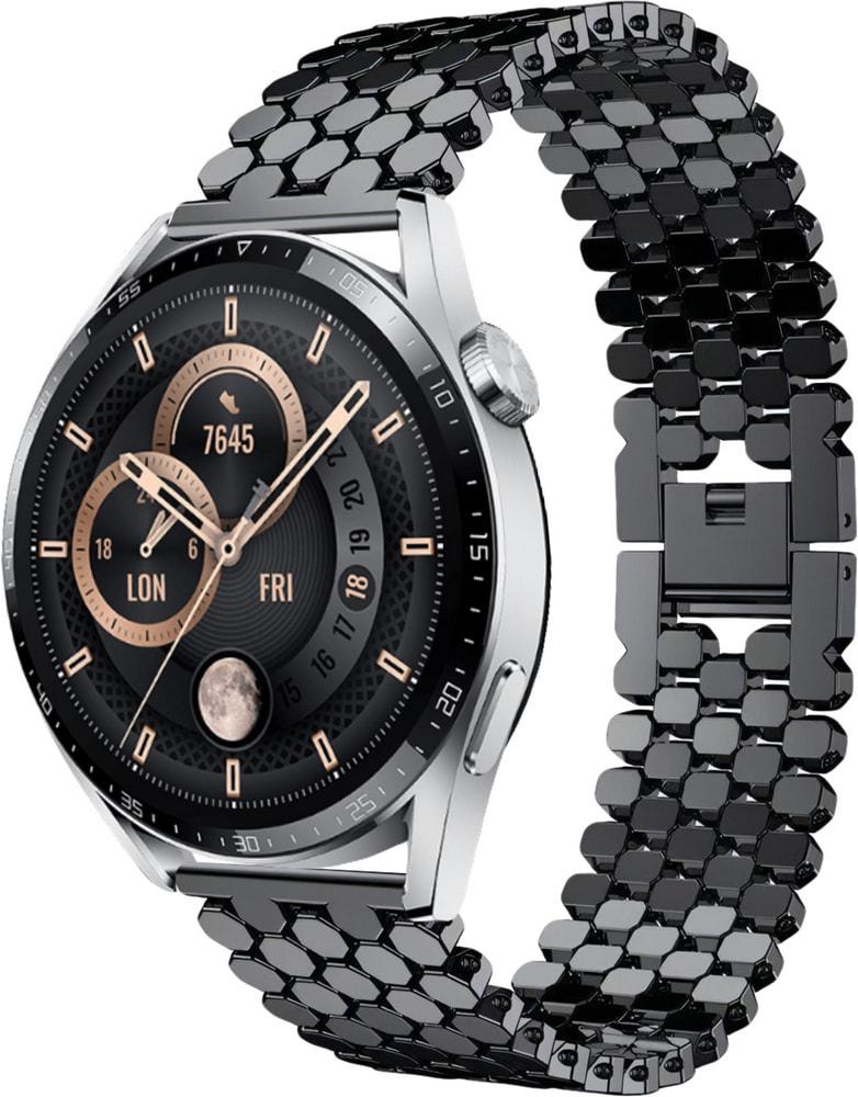 Металлический Ремешок Scaly для Huawei Watch GT3 46 мм Black (28785-2B)