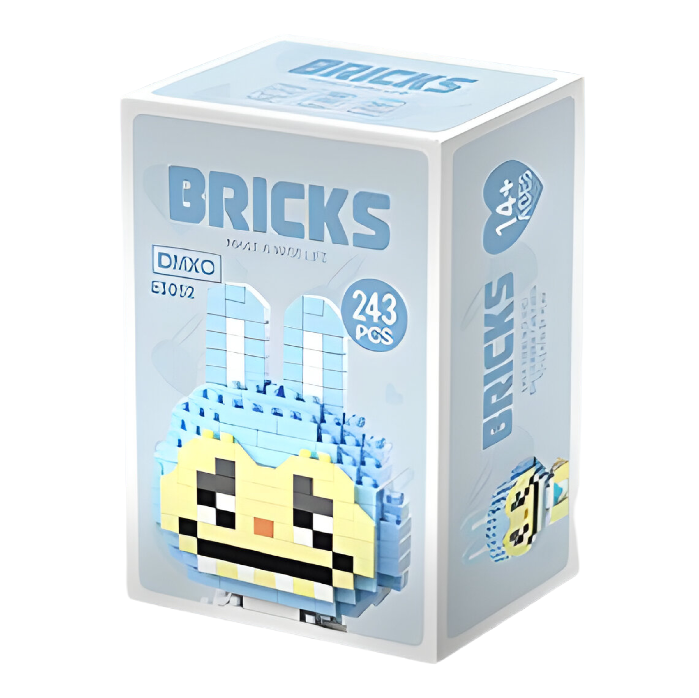 【young boi】 ᐉ Конструктор детский Bricks Зайка Лабуба 243 дет. Голубой (E3052
