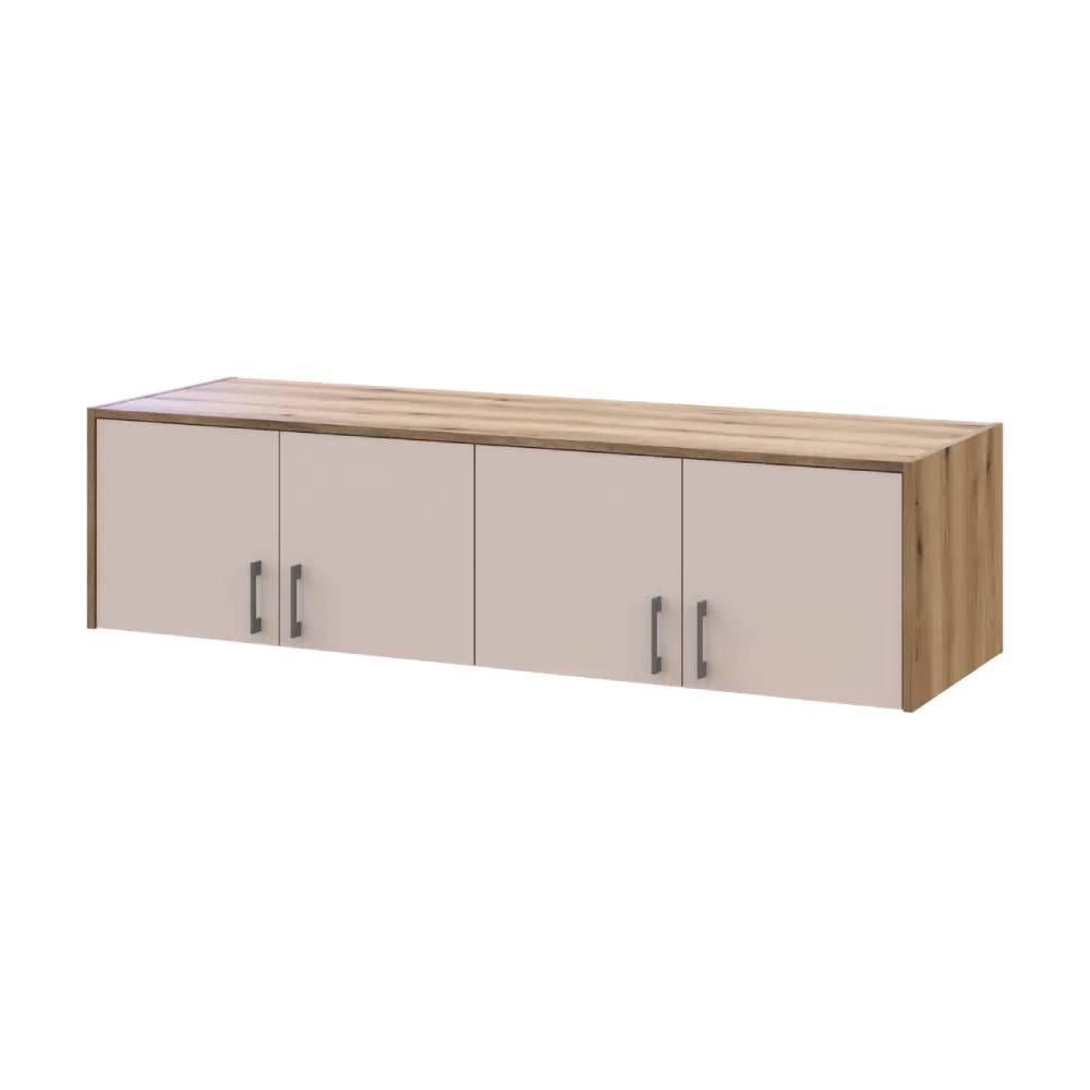 Антресоль Doros Ронди 4 ДСП 160х52х41 см Дуб Артизан/Кашемир (DRS-011601 80737833)