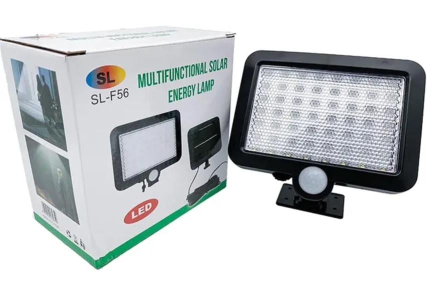 Датчик сонячного руху зовнішній світлодіодний акумуляторний (012)