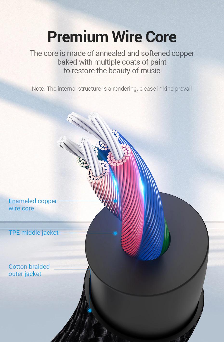 Кабель з підтримкою мікрофону Vention 3.5 мм minijack TRRS стерео AUX 4-піновий Плоский 1 м Чорний (BAQHF) - фото 10 Кабель з підтримкою мікрофону Vention 3.5 мм minijack TRRS стерео AUX 4-піновий Плоский 1 м Чорний (BAQHF) - фото 10