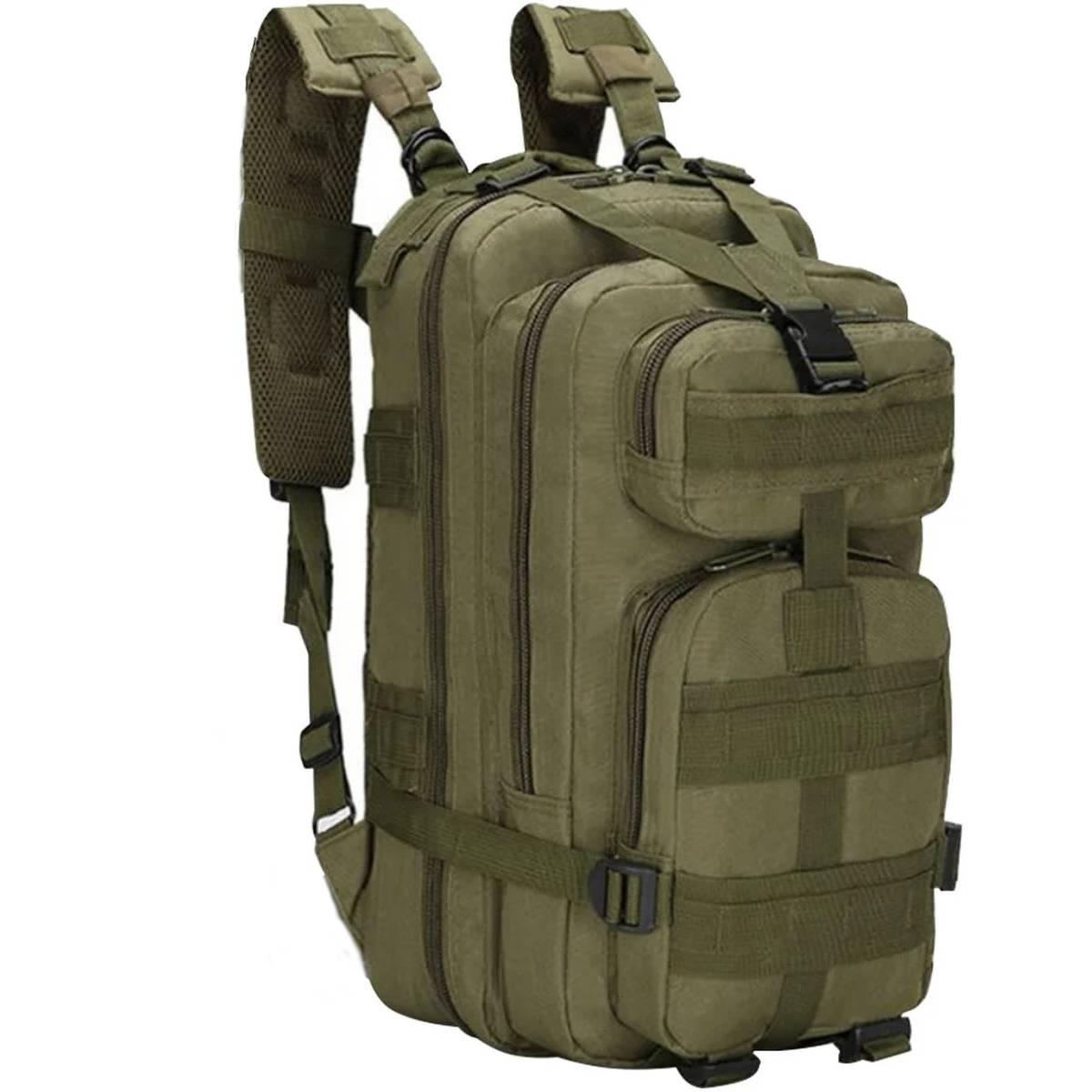 Рюкзак військовий водонепроникний Trizand з кріпленням MOLLE 38 л Зелений (27917654)