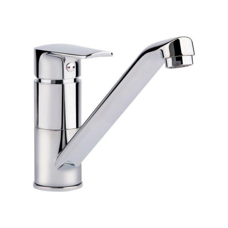 Смеситель для кухни Q-tap Tenso CRM 002 латунь Хром (QTTENCRM002)