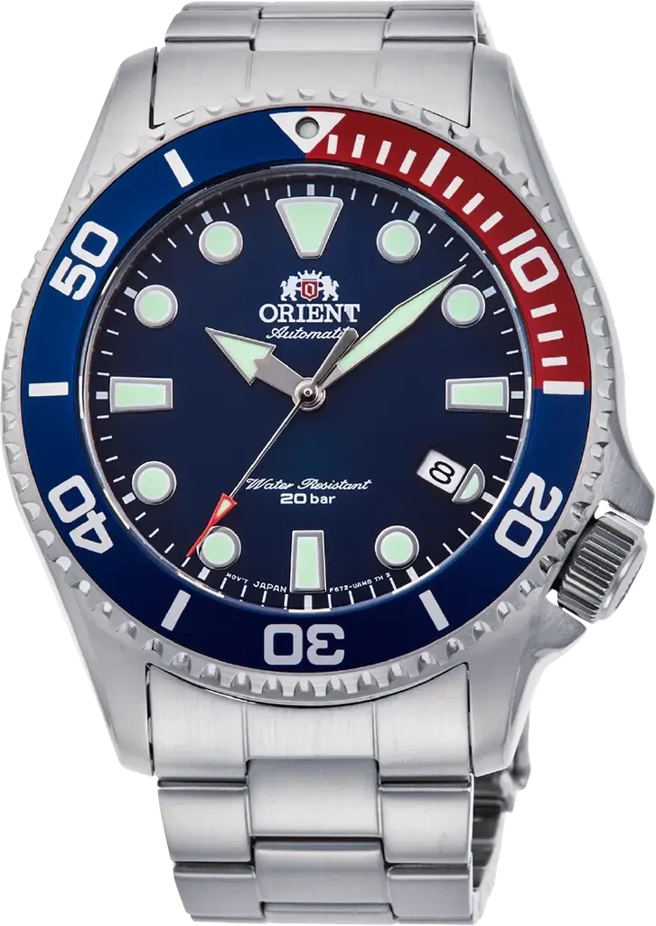 Наручные часы мужские Orient Triton RA-AC0K03L10B со стальным корпусом/сапфировым стеклом WR 200 м Синий (3124584512)