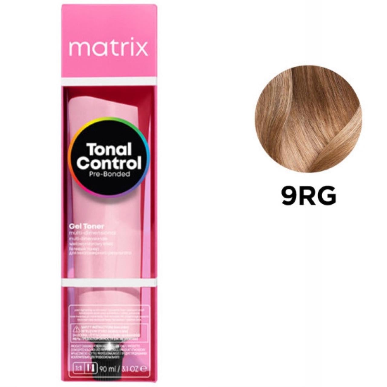 Тонер-краска гелевый на кислотной основе Matrix Tonal Control Pre-Bonded Acidic Gel Toner 9RG Очень светлый блондин розово-золотистый 90 мл Тонер-краска гелевый на кислотной основе Matrix Tonal Control Pre-Bonded Acidic Gel Toner 9RG Очень светлый блондин розово-золотистый 90 мл