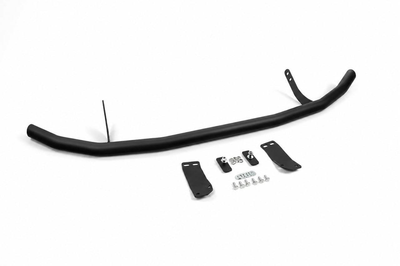 Передняя защита CAN ST008 для Geely Emgrand X7 2011- гг. нержавеющая сталь Черный (191241)