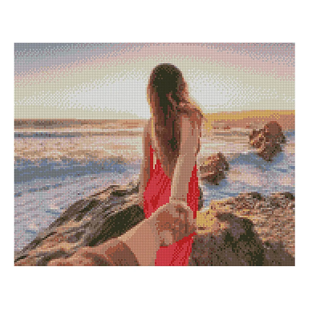 Алмазна мозаїка Strateg Любов Follow me 40х50 см полотно на підрамнику (FA40743-mt) Алмазна мозаїка Strateg Любов Follow me 40х50 см полотно на підрамнику (FA40743-mt)