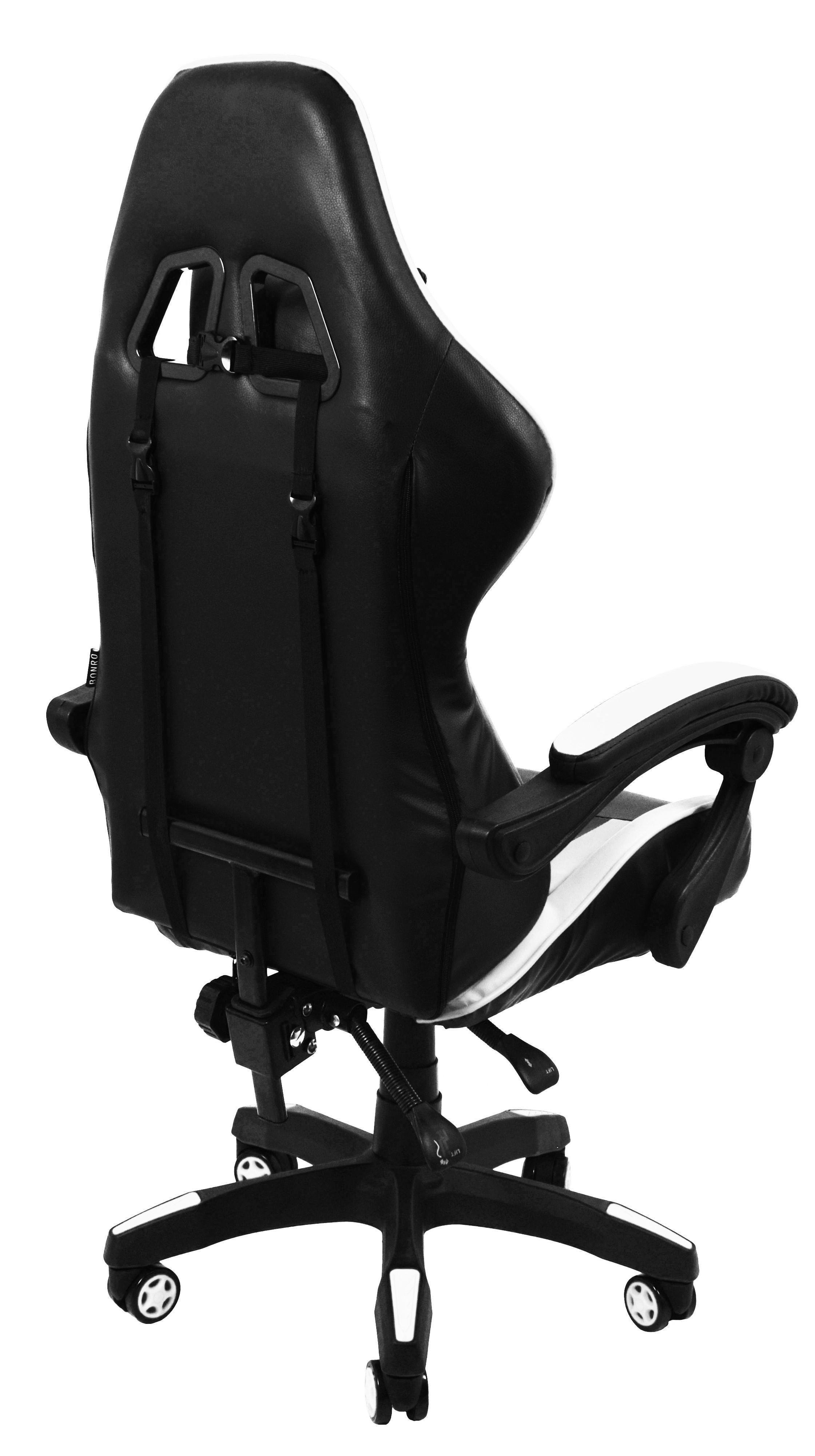 Крісло офісне комп'ютерне Bonro B-810 Білий (3543) - фото 8