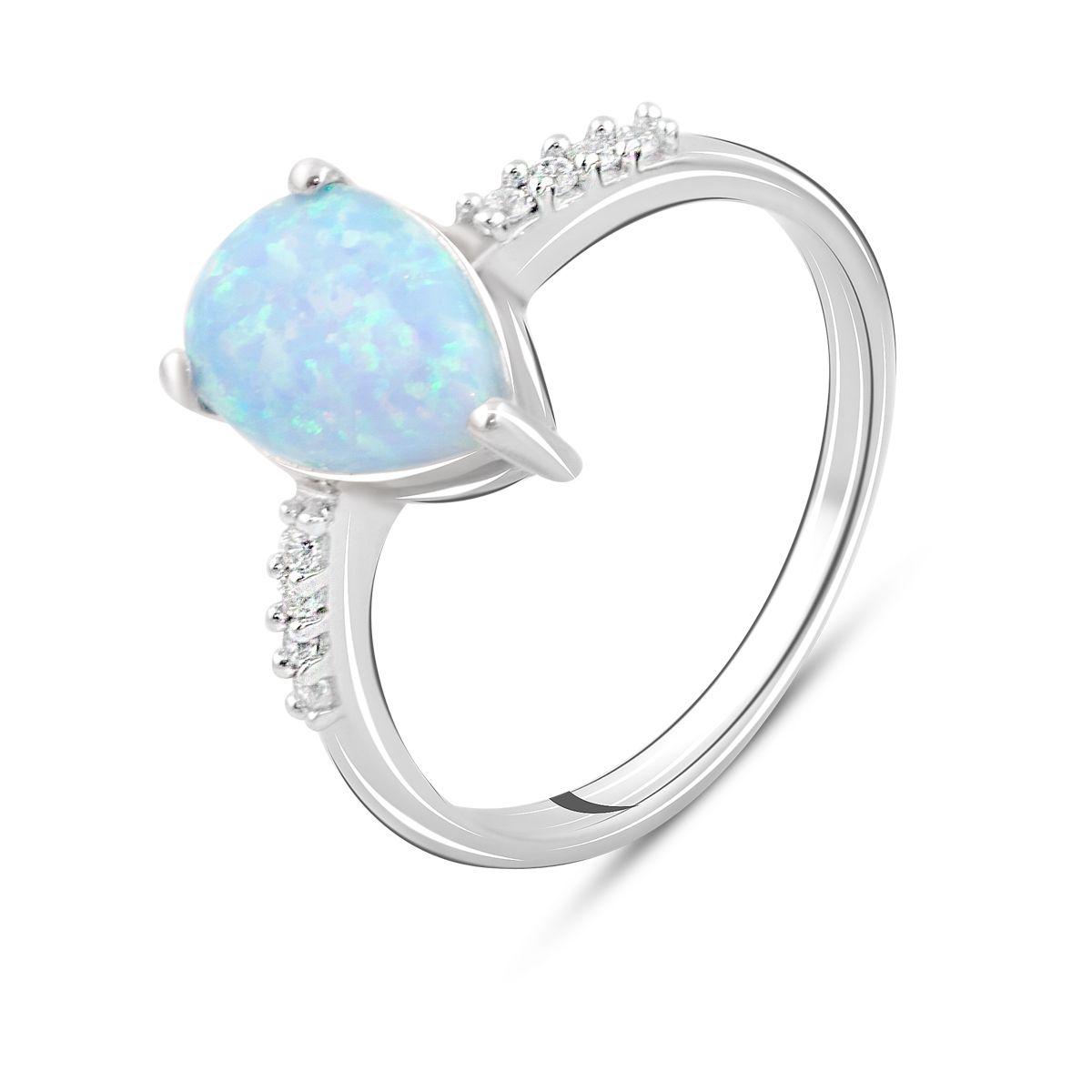 Кольцо серебряное с опалом 0,755 ct 2,35 г р. 18 (2097792) Кольцо серебряное с опалом 0,755 ct 2,35 г р. 18 (2097792)