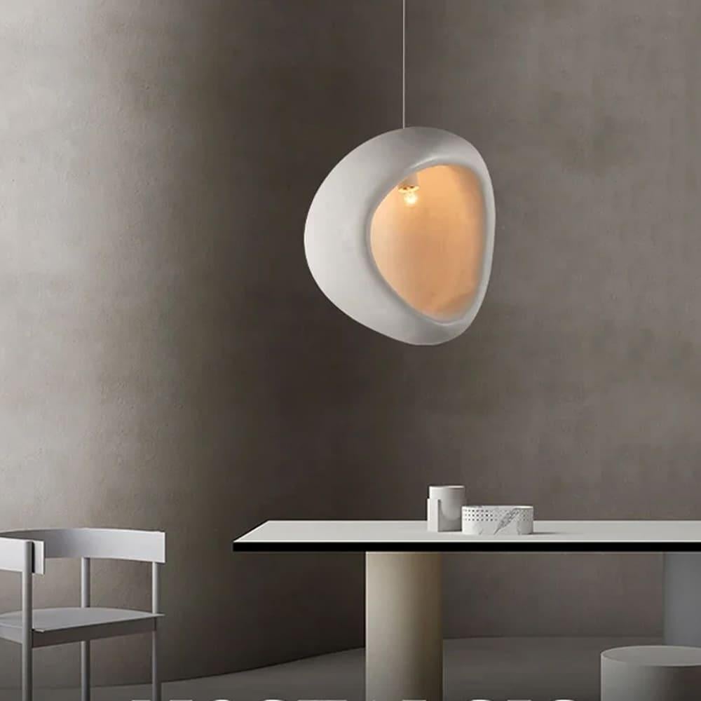 Світильник гіпсовий Ø 40х46 см Білий (MJ39-330 WT)