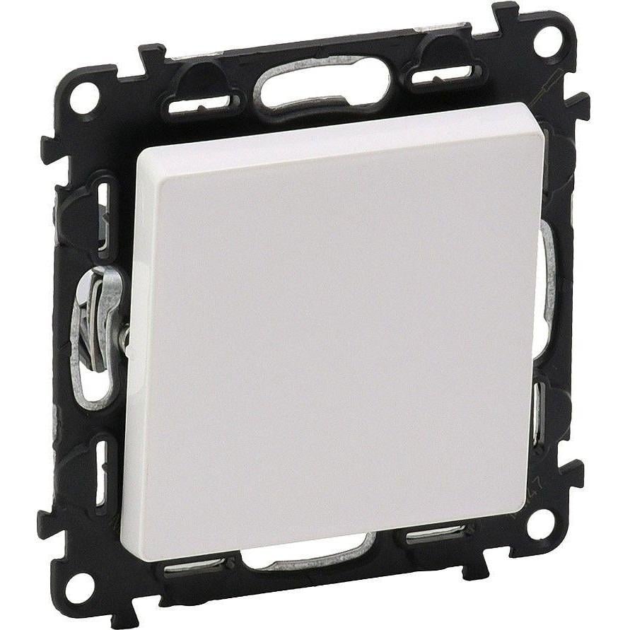 Выключатель Legrand Valena LIFE одноклавишный/скрытый монтаж 60х60 мм Белый (752401)