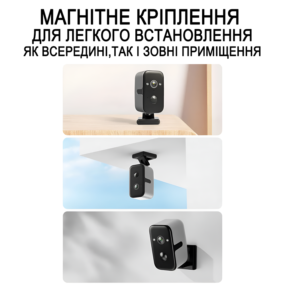 Камера видеонаблюдения уличная аккумуляторная Wi-Fi Camsoy F7 с датчиком движения и ночным видением (1280) - фото 10 Камера видеонаблюдения уличная аккумуляторная Wi-Fi Camsoy F7 с датчиком движения и ночным видением (1280) - фото 10