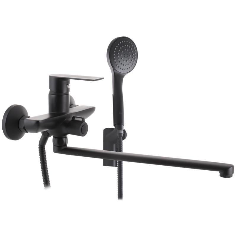 Смеситель для ванны Haiba Alex 006 Euro Черный (HB3925)