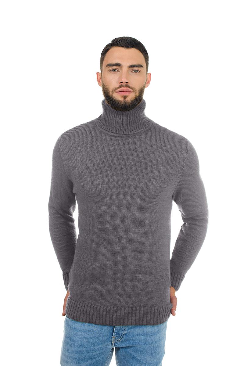 Гольф теплий SVTR з косим плечовим швом р. 52 Сірий (268) - фото 4 Гольф теплий SVTR з косим плечовим швом р. 52 Сірий (268) - фото 4