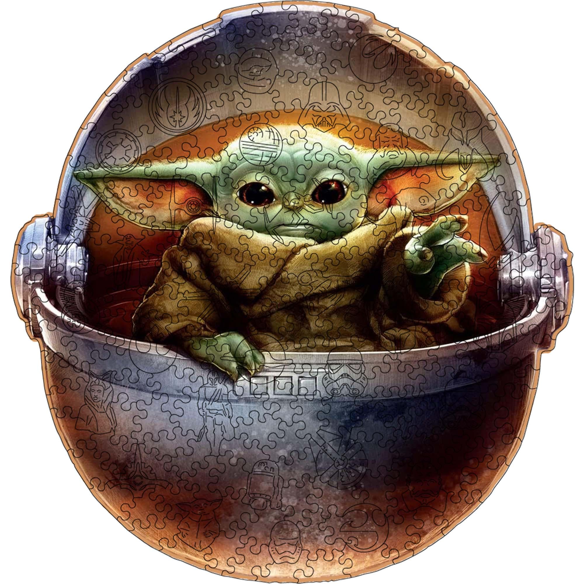 Пазл деревянный фигурный Bramble Малыш Йода в коконе XXL (BRUA0003) Пазл деревянный фигурный Bramble Малыш Йода в коконе XXL (BRUA0003)