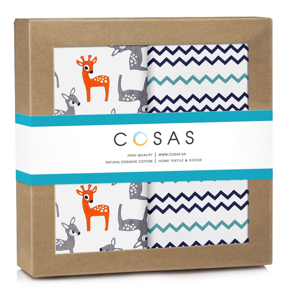 Пеленки детские Cosas Deers многоразовые 2 шт. (4822052128053) Пеленки детские Cosas Deers многоразовые 2 шт. (4822052128053)