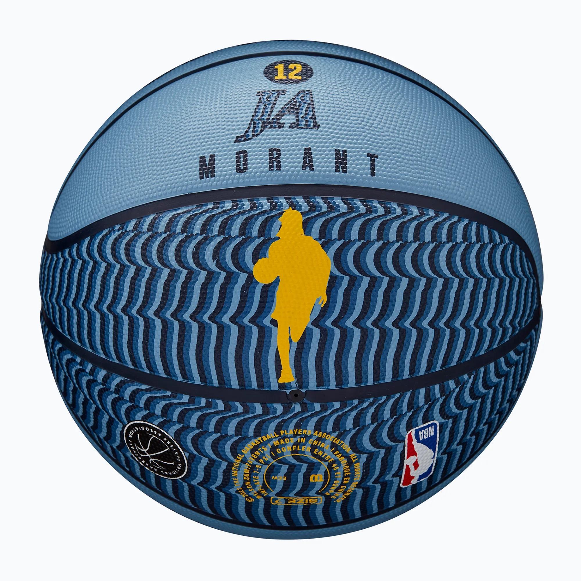 Баскетбольний м'яч Wilson NBA Player Icon Outdoor універсальний р. 7 (12212_102) - фото 6