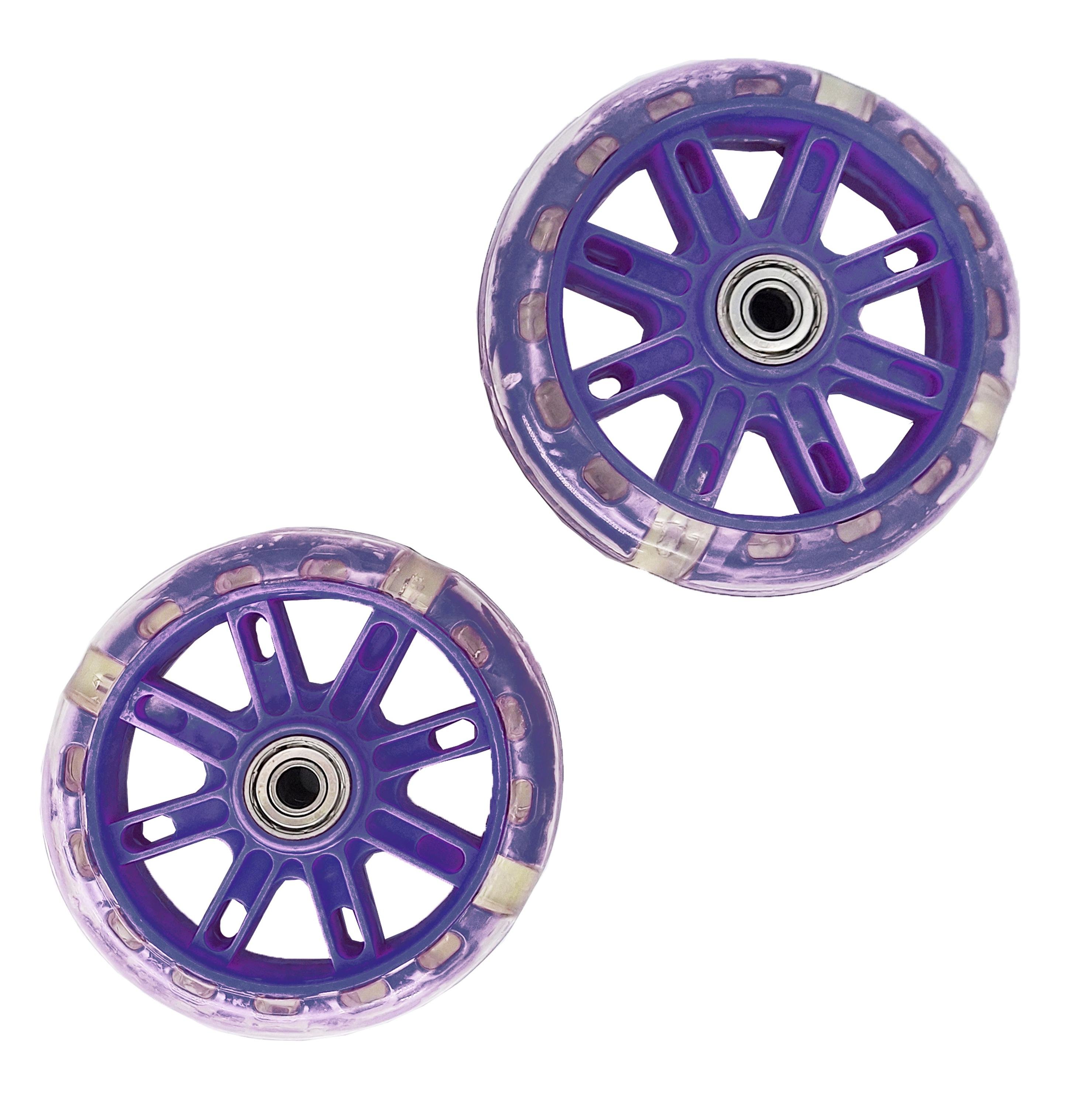 Колеса для детского велосипеда/самоката 11 см Фиолетовый (G0001961)