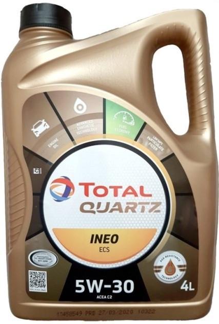 Моторное масло Total QUARTZ INEO ECS 5W-30 4 л - фото 1